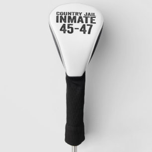 Gedetineerde in de gevangenis van het land 47e gra golfheadcover