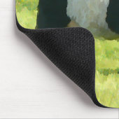 Gedetineerde kijk Geloofde Galloway Cow in Field Muismat (Hoek)