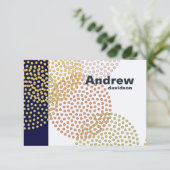 Gedetotte cirkels Aangepaste notities (Staand voorkant)