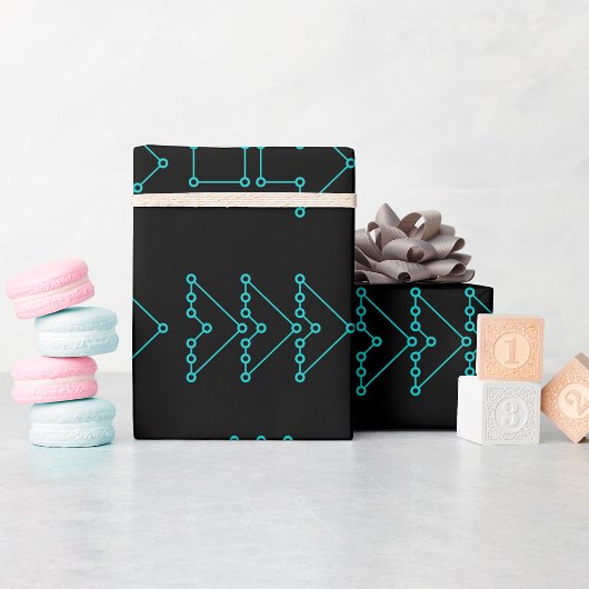 Gedetotte pijlen omslagpapier cadeaupapier