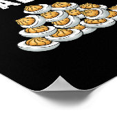 Gedevilde Ei Papa Retro Vibes Thanksgiving Vader Poster (Hoek)