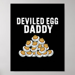 Gedevilde Ei Papa Retro Vibes Thanksgiving Vader Poster