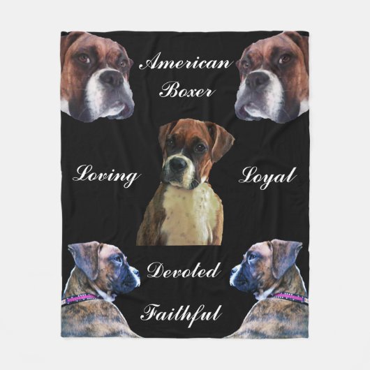 GEDEVOTEERDE DOG-VLUCHT FLEECE DEKEN (Voorkant)