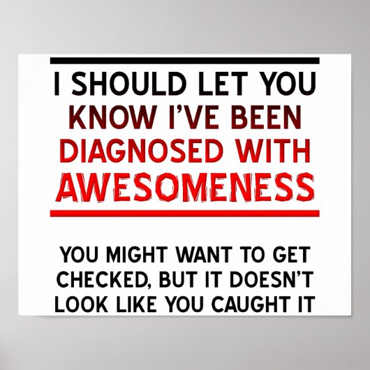 Gediagnosticeerd met Poster met geweldigheid (Voorkant)
