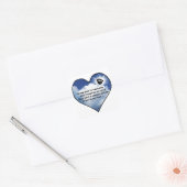 Gedicht bij het Paw Print Memorial Vierkante Sticker (Envelop)