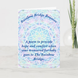 Gedicht: Comfort voor verlies van huisdieren; PBP, Kaart