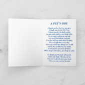 Gedicht: De liefde van een huisdier voor zijn eige Kaart (Binnen)