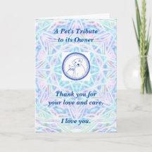 Gedicht: De liefde van een huisdier voor zijn eige