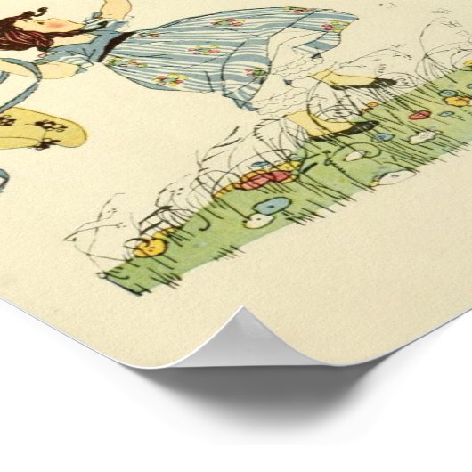  gedicht "De vlinder", Poster (Hoek)