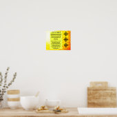 Gedicht Don't Quit Poster (Keuken)