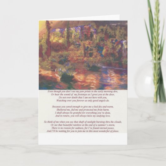 Gedicht II van Amys Kaart (Voorkant)