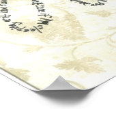 Gedicht in de vorm van een libellen poster (Hoek)