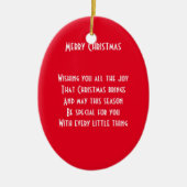 Gedicht Keramisch Ornament (Voorkant)