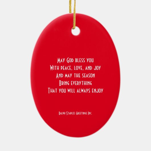 Gedicht Keramisch Ornament (Achterkant)