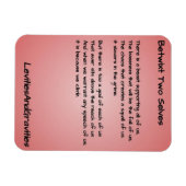 Gedicht Keukenmagneet - Betwixt Twee Zelven Magneet (Horizontaal)