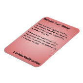 Gedicht Keukenmagneet - Betwixt Twee Zelven Magneet (Linkerzijde)