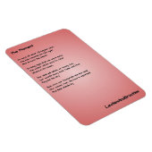 Gedicht Keukenmagneet - Het moment Magneet (Rechterzijde)