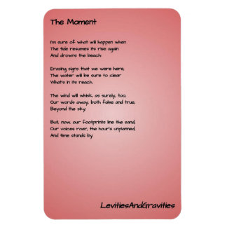 Gedicht Keukenmagneet - Het moment Magneet