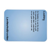 Gedicht Keukenmagneet - Koken Magneet (Horizontaal)