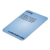 Gedicht Keukenmagneet - Koken Magneet (Linkerzijde)