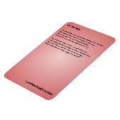 Gedicht Keukenmagneet - Over nederigheid Magneet (Linkerzijde)