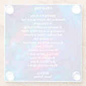 gedicht "Kinderen bij Play" - Onderzetter (Achterkant)