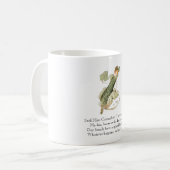  gedicht Miss Cucumber Rhyme Cute Vegetable Koffiemok (Voorkant links)