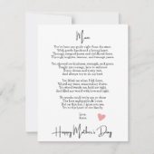 Gedicht Modern Moederdag (Voorkant)