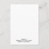 Gedicht 'Nooit alleen' Informatiekaartje (Achterkant)