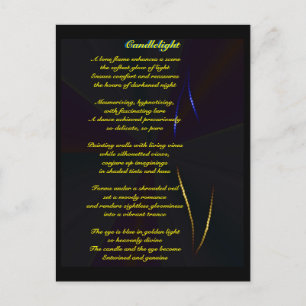 Gedicht op briefkaart