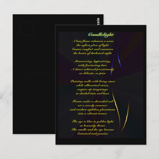 Gedicht op briefkaart (Voorkant / Achterkant)