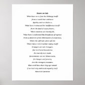 Gedicht op de muur poster (Voorkant)