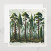 Gedicht op Forest of Trees Perspective (Voorkant / Achterkant)