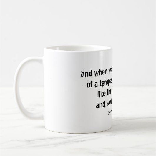 gedicht over leven en liefde koffiemok (Links)