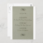 gedicht over sereniteitsgebed briefkaart (Voorkant / Achterkant)