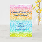 Gedicht: Pet Loss Sympathy, POBY, Gevouwen Groet Kaart (Gele Bloem)