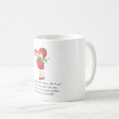 gedicht raasbessen Kinder rode vruchtentekening Koffiemok (Voorkant rechts)