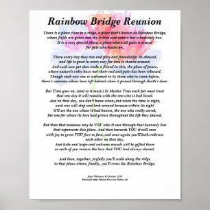 gedicht: Rainbow Bridge Reunion, FL, Matte Poster
