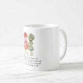  gedicht Rode groene peper Schattigee Kinder groen Koffiemok (Voorkant rechts)