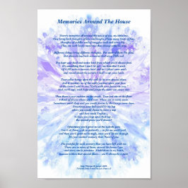 Gedicht: Speciale Herinneringen Aan Een Huisdier,  Poster