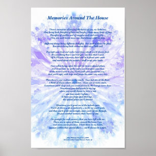 Gedicht: Speciale Herinneringen Aan Een Huisdier,  Poster