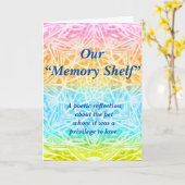 Gedicht: Speciale herinneringen van een Pet, gevou Kaart (Gele Bloem)