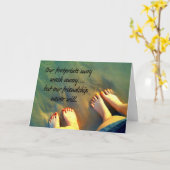 Gedicht van Beach Forever Friends Kaart (Gele Bloem)