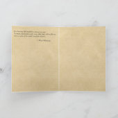 "Gedicht van nieuwe vreugde", gefeliciteerd Kaart (Binnen)