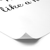 Gedicht van vader op dochter poster (Hoek)