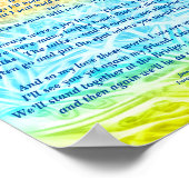 Gedicht: Verspreid naar een overleden Pet PBPY Pos Poster (Hoek)