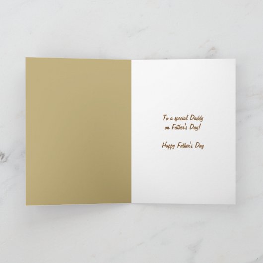 Gedicht voor een papa feestdagen kaart (Binnen)