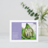 Gedicht voor het nieuw Leven Briefkaart (Staand voorkant)