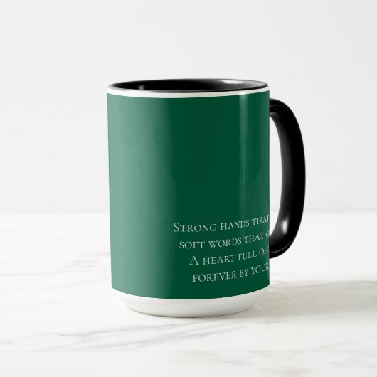 Gedicht voor papa mok (Voorkant rechts)