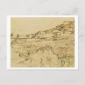 Gedicht Wheat Field met Reaper, Vincent van Gogh Briefkaart (Voorkant)
